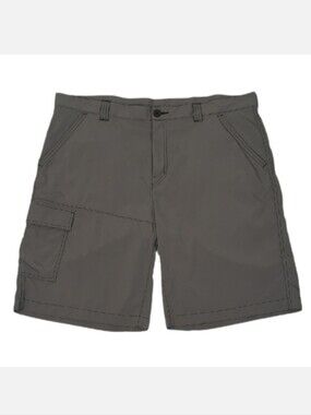 Columbia Mens Cargo Shorts Size 40 Grey Omni Shade UVA UVB Sun Protection Active